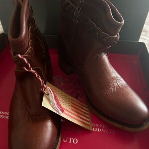 NWT Vince Camuto braided ankle boots